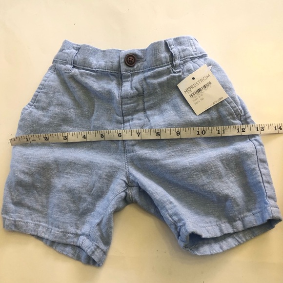 Next Light Blue Little Boys Linen Blend Blazer and Shorts Size 3-4yrs - Picture 15 of 16